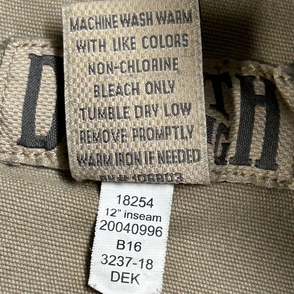 Duluth Trading Co Flex Fire Hose Cargo Shorts Mens 38 11